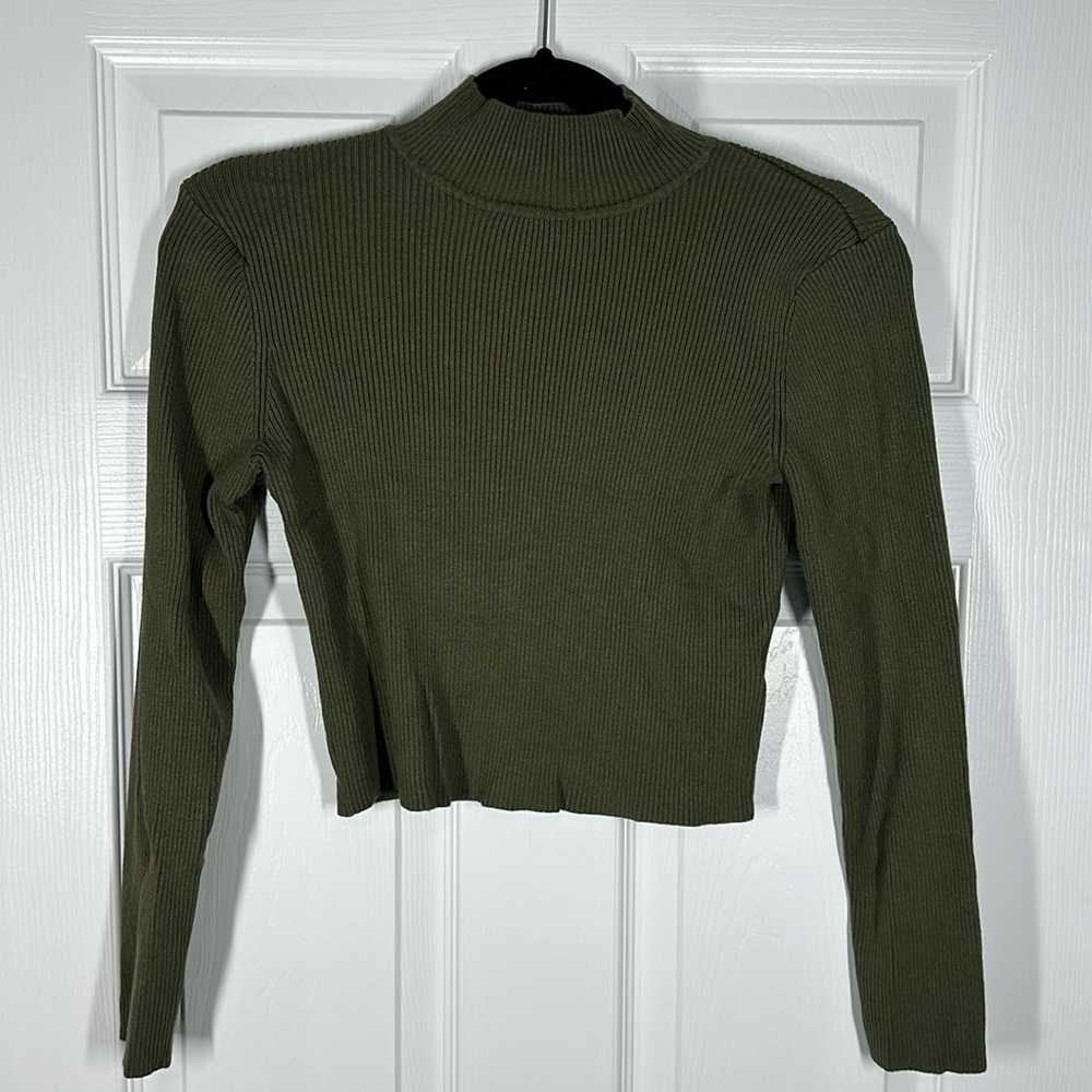 Olive Green Turtleneck
